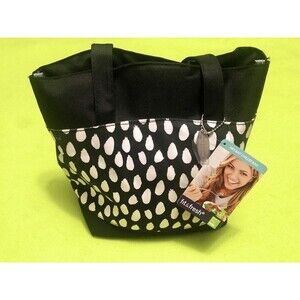 Fit and Fresh Black & White Polka Dot Dalmatian Lunchbox Lunchpale Tuperware